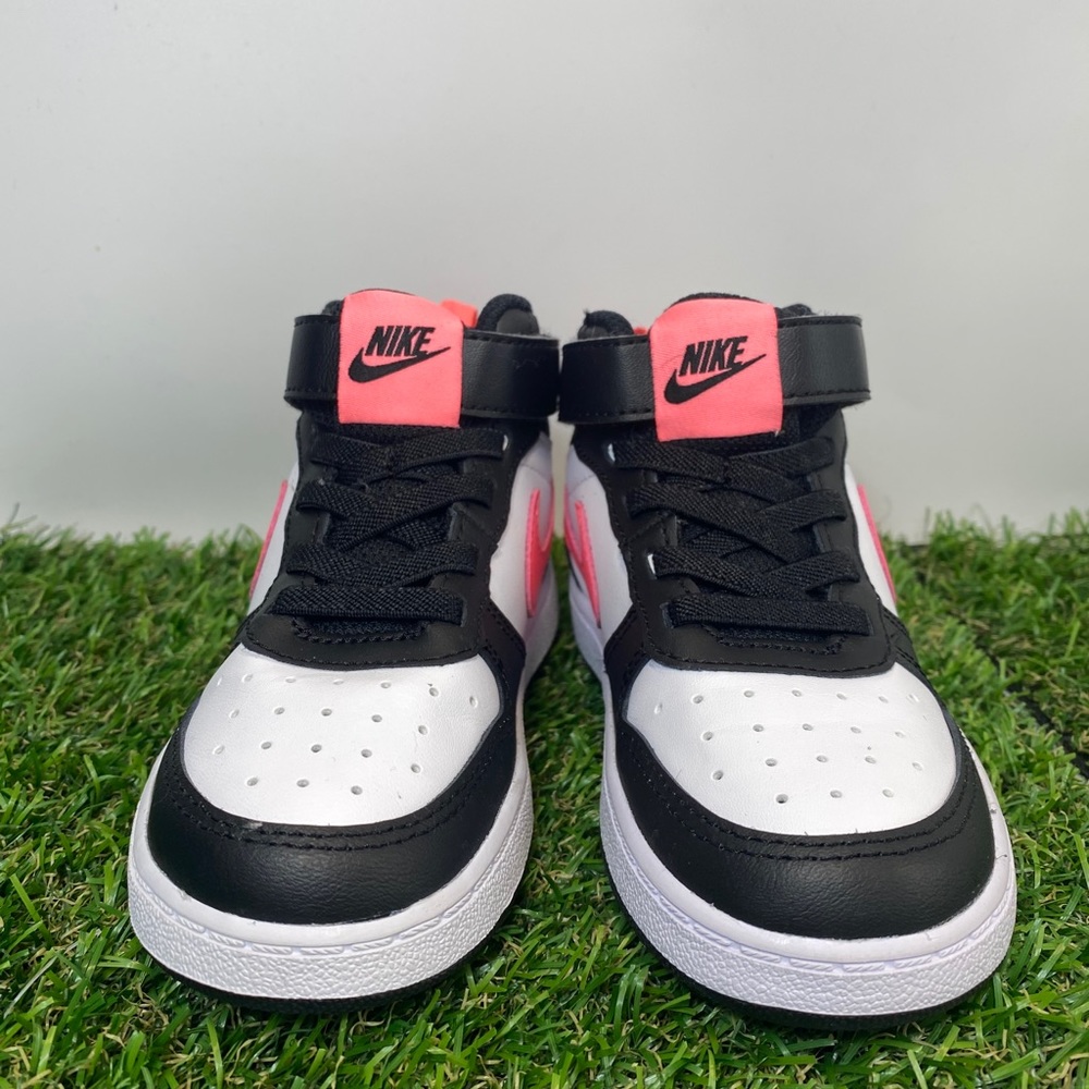 Pink and Black Nike's